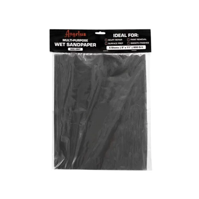 Papier De Verre multi-usages Angelus (5 Feuilles grain 800)