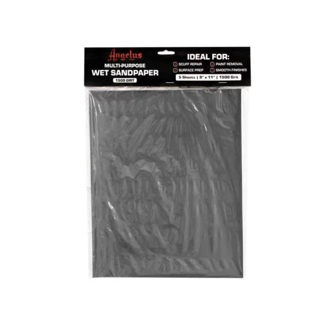 Papier De Verre multi-usages Angelus (5 Feuilles grain 1500)