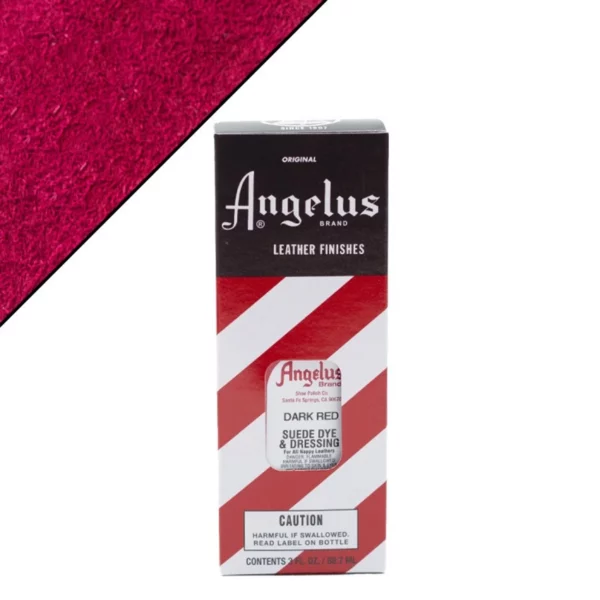 Suede Dye Angelus Dark Red