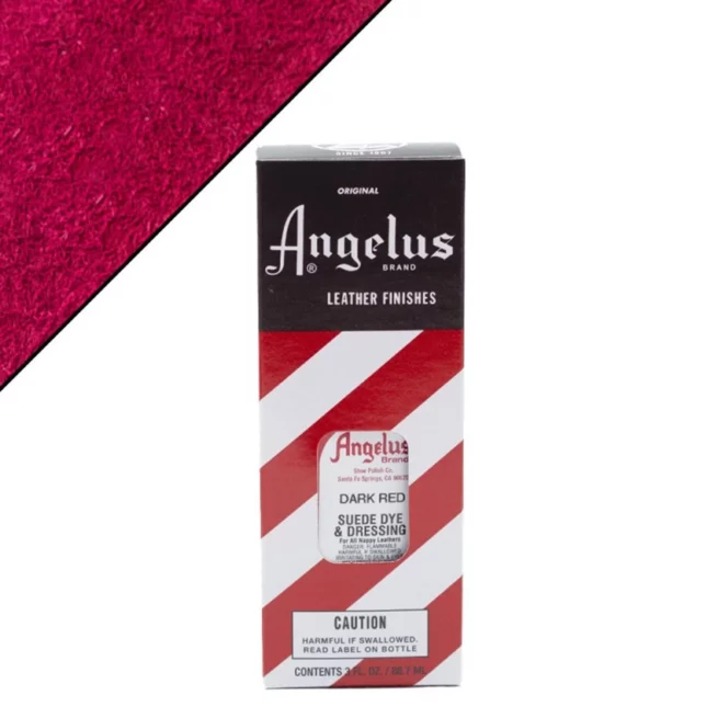 Suede Dye Angelus Dark Red