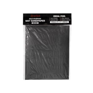 Papier De Verre multi-usages Angelus (5 Feuilles grain 400)