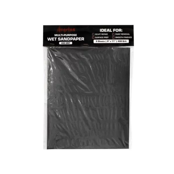 Papier De Verre multi-usages Angelus (5 Feuilles grain 400)