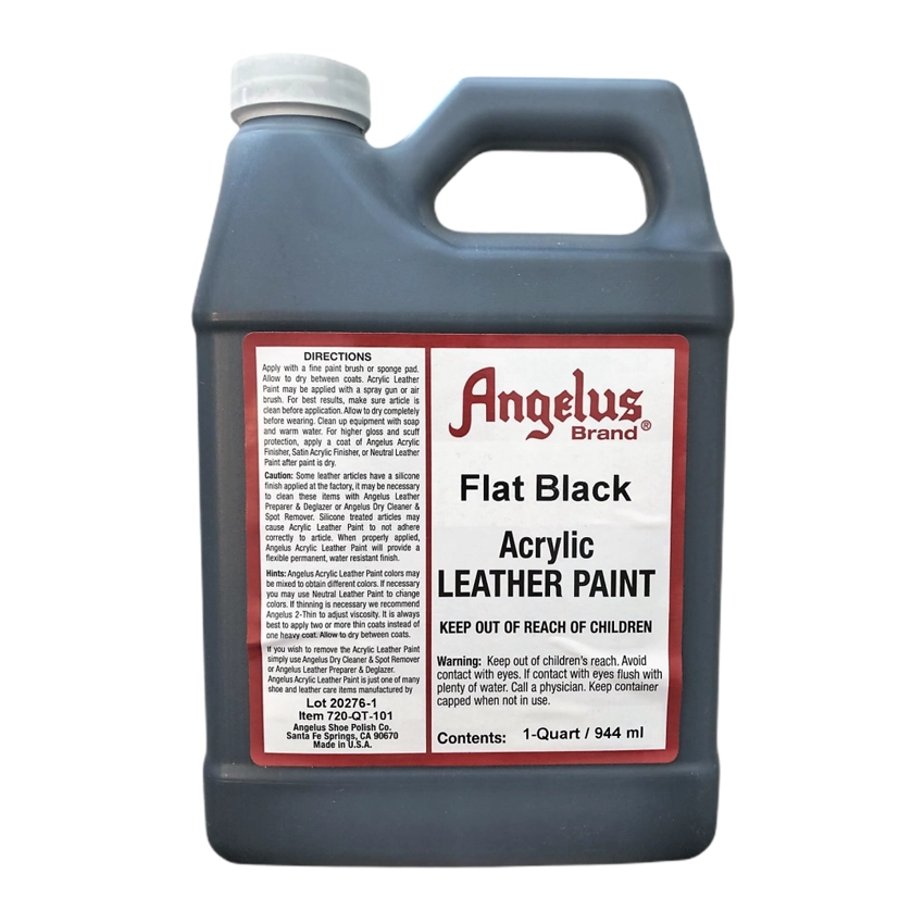 Flat black leather paint hotsell