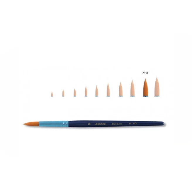 Pinceau rond Leonard 80RO - N°18