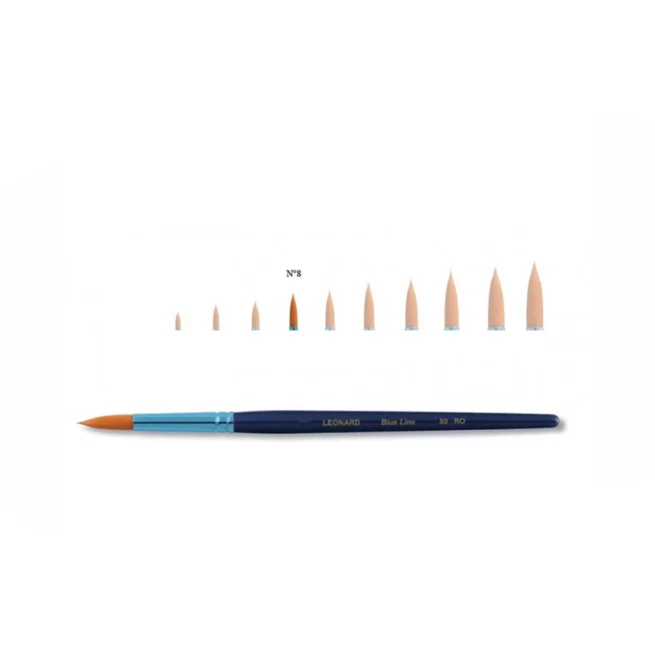 Pinceau rond Leonard 80RO - N°8